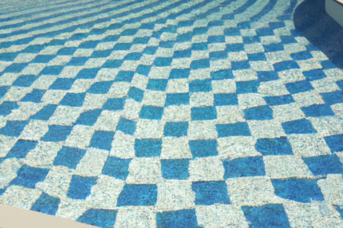 A diamond brite pool with an affordable cost of resurfacing.