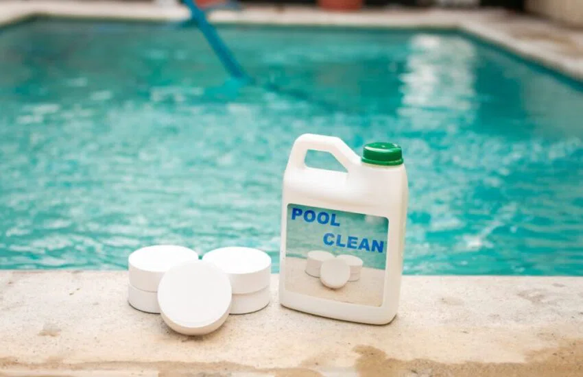 Chlorine is the most used chemical to clean pools. And it goes worldwide. It is inexpensive, easy to use, and very effective.
