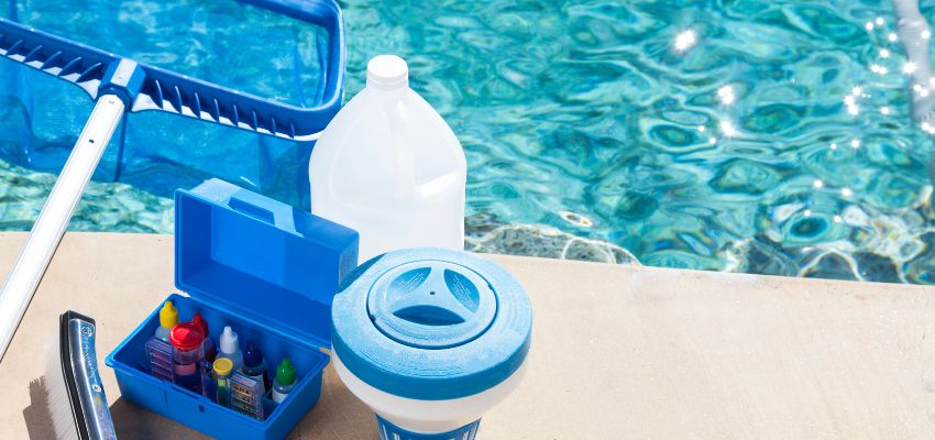 Regularly check and adjust your pool's pH, alkalinity, and calcium hardness levels to prevent cloudiness.