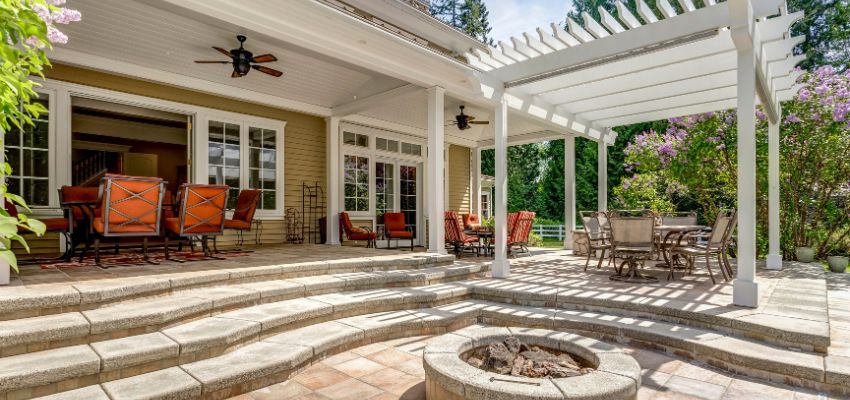 A patio transforms your home's outdoor area into a functional living space. It’s perfect for relaxing, dining, and entertaining guests. It’s also great for enjoying the beauty of the outdoors.