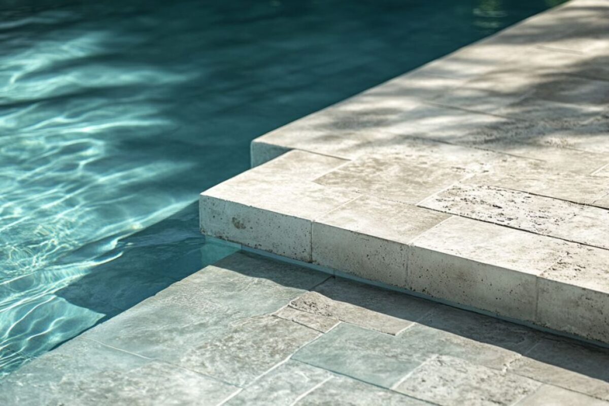 Concrete pavers around the pool can make this dream a reality, providing a lasting, visually appealing area that transforms any outdoor space.